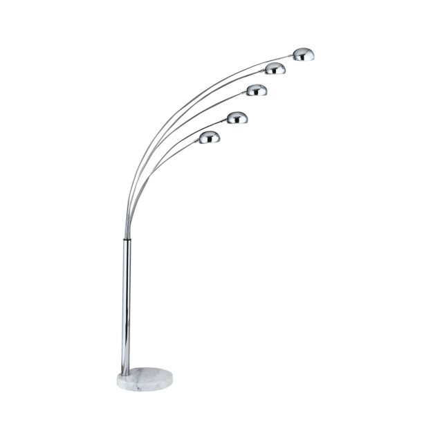 Searchlight Giraffe - staanlamp - 210 cm - chroom