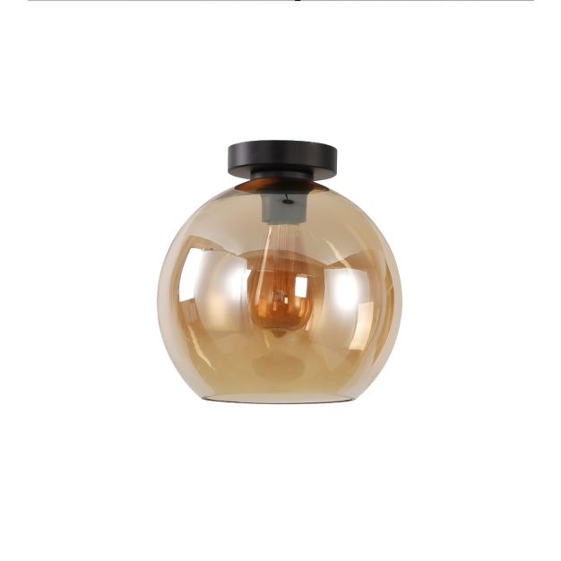 Artdelight Marino - plafondverlichting - Ø 25 x 26 cm - amber