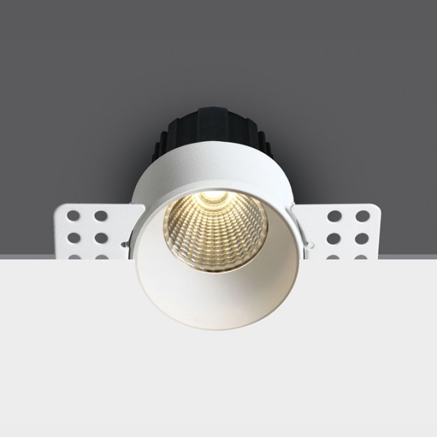 ONE Light Trimless 2-step COB-LED - inbouwspot - Ø 64 mm, Ø 70 mm inbouwmaat - 12W LED incl. - wit