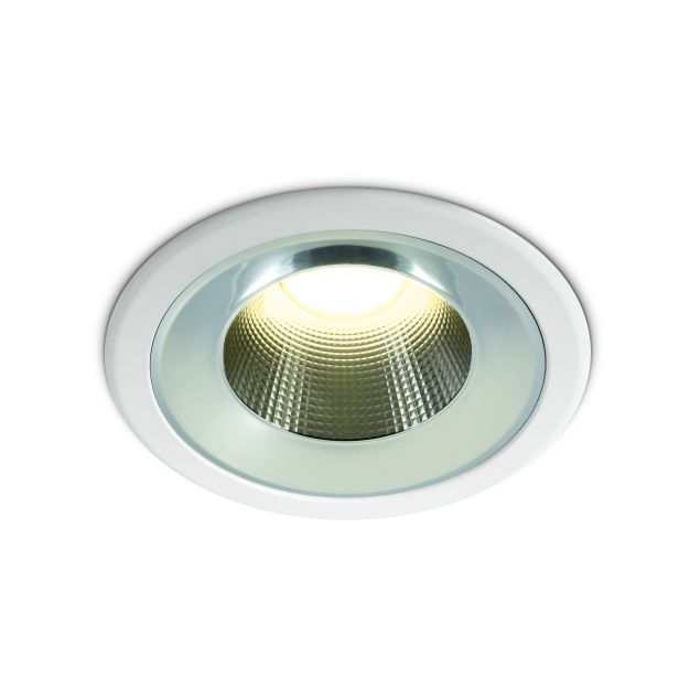 ONE Light Dark Light Project Range - inbouwspot - Ø 11,5 mm, Ø 9,5 mm inbouwmaat - 10W LED incl. - IP54 - wit - warm witte lichtkleur