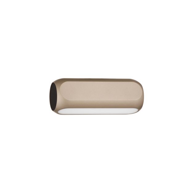 Nova Luce Elli - plafondlamp - 17 x 6 cm - 11W dimbare LED incl. - Moca-koffie en mat zwart