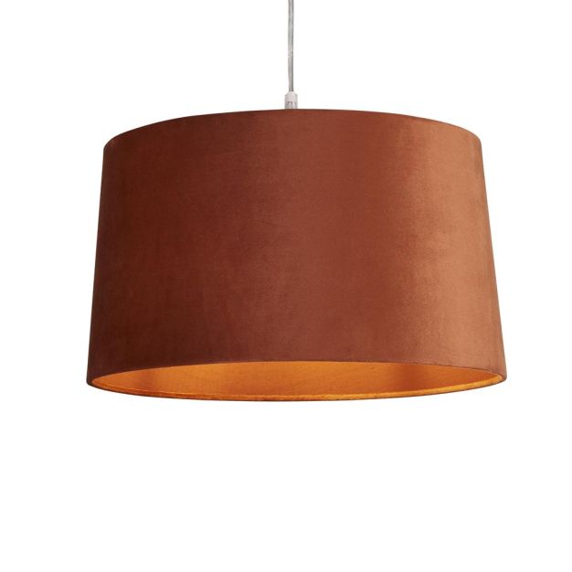 Searchlight Drum Shade - lampenkap - Ø 40 x 25 cm - oranje
