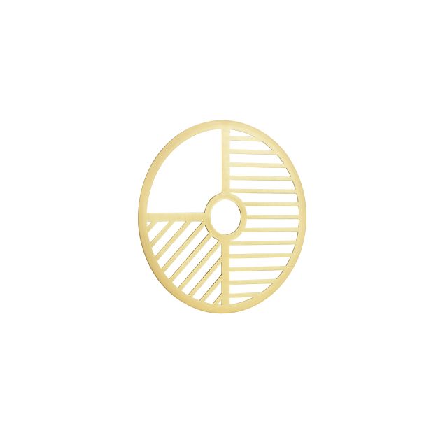 Artdelight Luna - accessoire ring - Ø 24 cm - goud