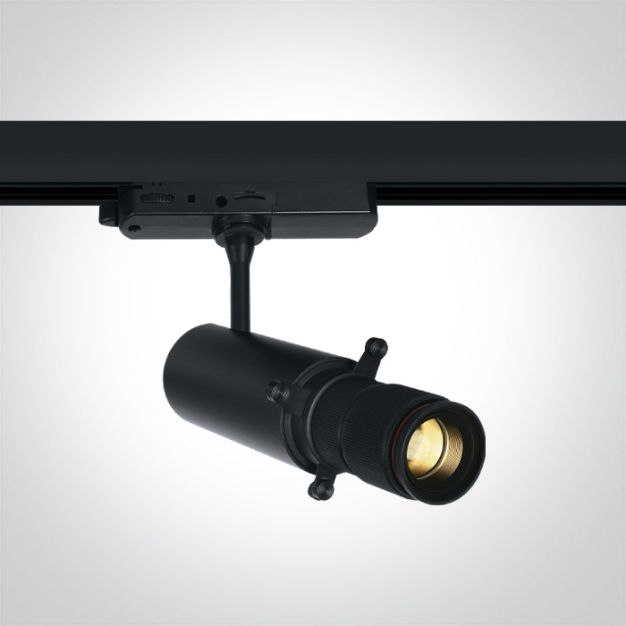 ONE Light Adjustable Shape Beam Zoomable - rail spot - Ø 4,7 x 20,5 cm - 12W LED incl. - zwart