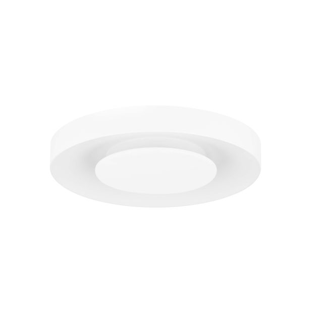 Nova Luce Pada - plafondlamp - Ø 40 x 5 cm - 25W dimbare LED incl. - zandwit
