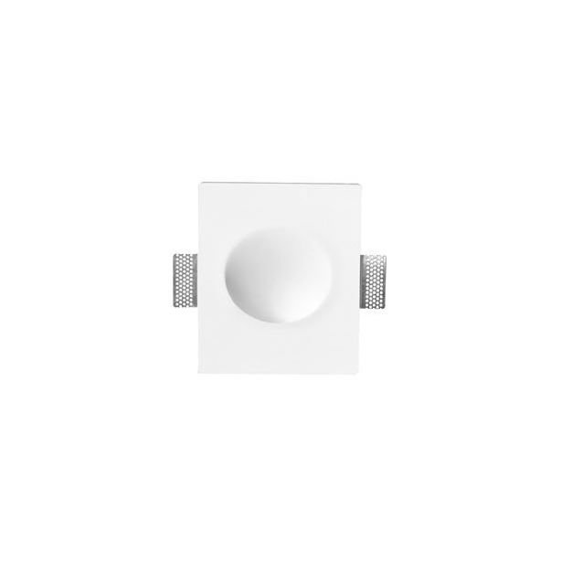 Nova Luce Cirocco - inbouw wandverlichting - 25 x 21 cm - wit gips