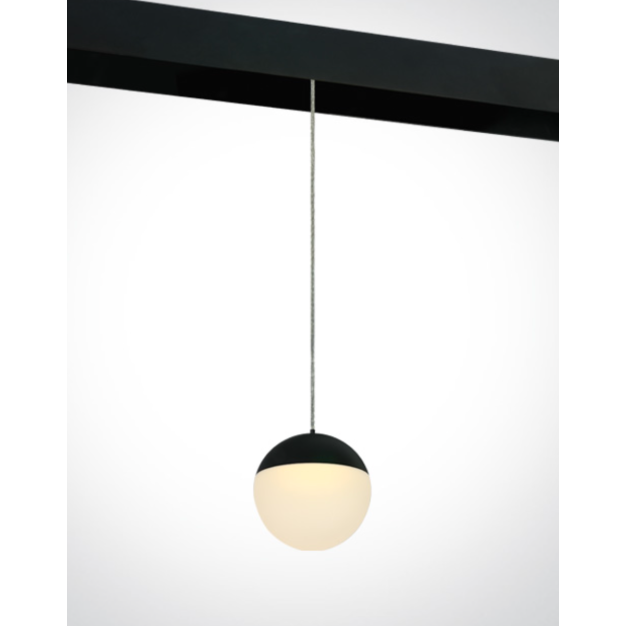 ONE Light magnetisch railsysteem MINI, MIDI & MAXI - hanglamp - Ø 9,3 x 150 cm - 10W LED incl. - zwart