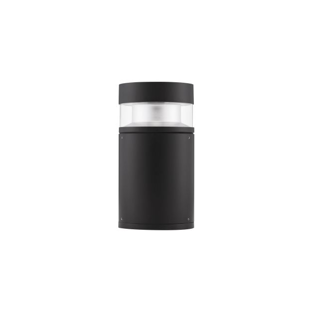 Nova Luce Tala - tuinpaal - Ø 13,4 x 25 cm - 12W LED incl. - IP54 - donker antraciet