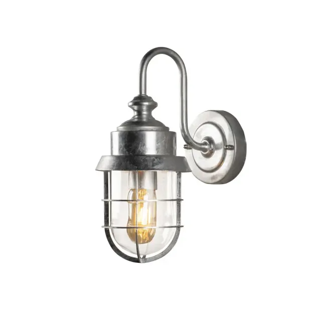 Konstsmide Cerignola - buiten wandlamp - 14 x 31 x 21,5 cm - IP44 - gegalvaniseerd staal