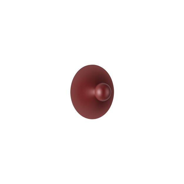 Nova Luce Edem - wandlamp - Ø 25 x 11 cm - 9W LED incl. - rood