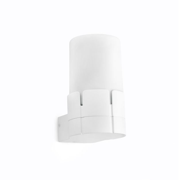 Faro Tram - wandverlichting - 9,8 x 14 x 19 cm - IP44 - mat wit