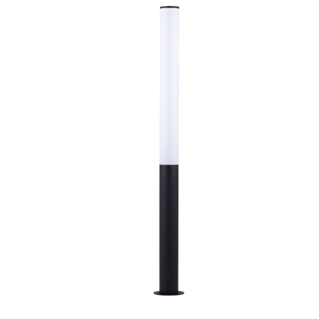 Nova Luce Tube - tuinpaal - Ø 13 x 120 cm - 27W LED incl. - IP54 - zandzwart
