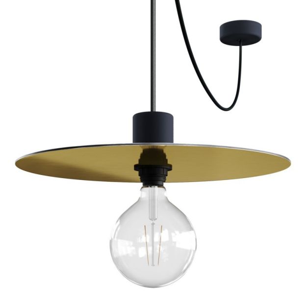 Creative Cables Elegant - hanglamp - Ø 40 x 514,8 cm - IP65 - koper en goud (omwisselbaar)