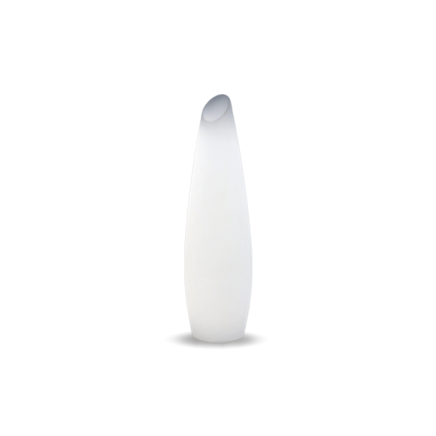 New Garden Fredo 140 - oplaadbare buiten vloerlamp met afstandsbediening - Ø 38 x 29,5 x 139 cm - 1,3W RGB LED incl. - IP54 - wit