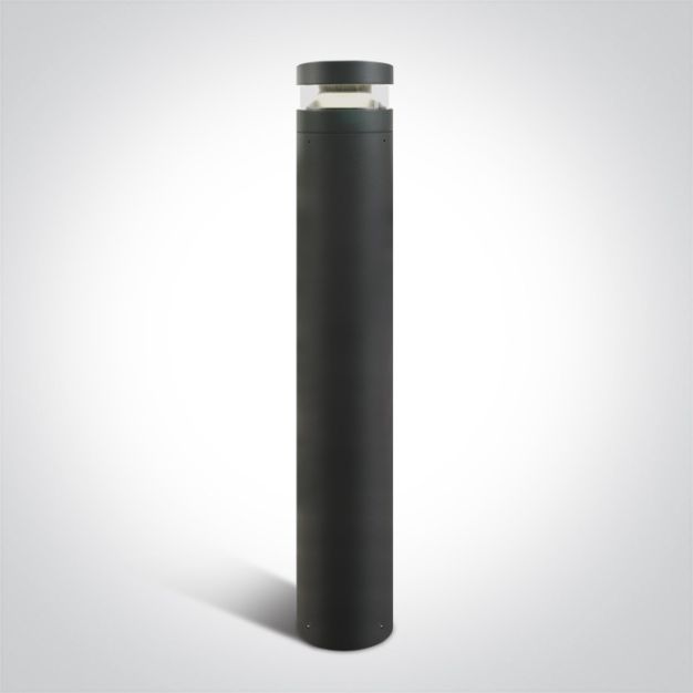 ONE Light Project Bollard Range - tuinpaal - Ø 16 x 96 cm - 20W LED incl. - IP65 - antraciet - 4000K