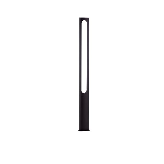 Nova Luce Eta - tuinpaal - 23 x 200 x 12 cm - 21W LED incl. - IP65 - donker antraciet