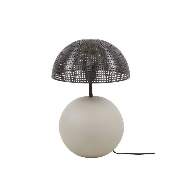 Vico Sphere - tafellamp - Ø 31 x 49 cm - grijs