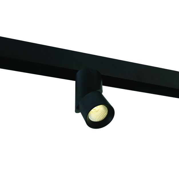 ONE Light magnetisch railsysteem MINI, MIDI & MAXI - railspot - Ø 6,6 x 17,6 cm - 15W LED incl. - zwart
