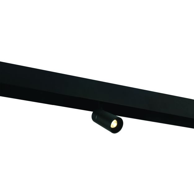 ONE Light magnetisch railsysteem MINI, MIDI & MAXI - railspot - Ø 3,5 x 7,2 cm - 6W LED incl. - zwart
