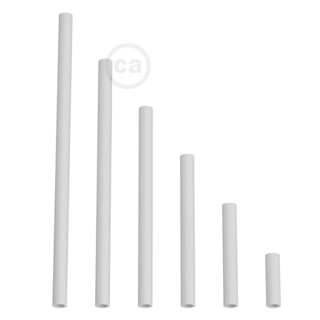 Creative Cables -  metalen design verlengstang - 25cm - wit