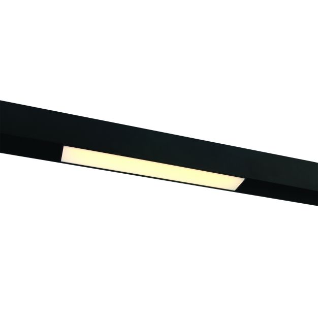 ONE Light magnetisch railsysteem MAXI - linear - railspot - 30 x 3,7 x 4,7 cm - 15W LED incl. - zwart