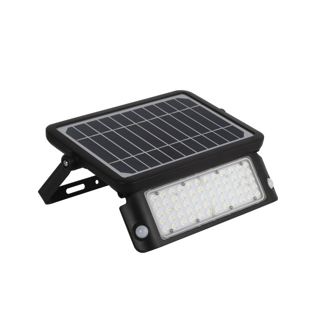 Century Italia Dverso - verstraler op zonne-energie met sensor - 31 x 3,5 x 21,5 cm - 10W LED incl. - IP65 - zwart
