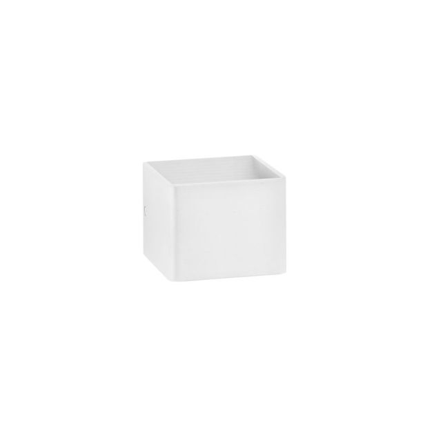 Nova Luce Epic - wandlamp - 9,8 x 10 x 8 cm - 6W LED incl. - wit