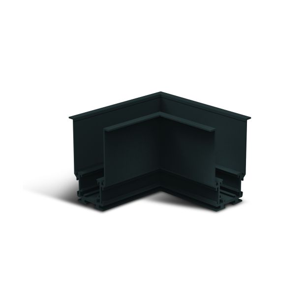ONE Light magnetisch railsysteem MAXI - horizontaal inbouwhoekprofiel - 11 x 7,5 x 5 cm - zwart