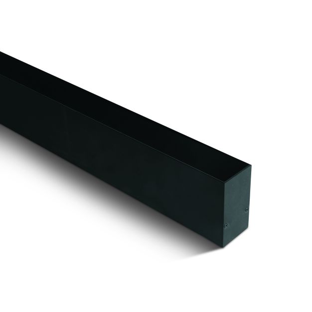 ONE Light magnetisch railsysteem MAXI - opbouwprofiel - 2 meter - 7,5 x 4 cm - zwart