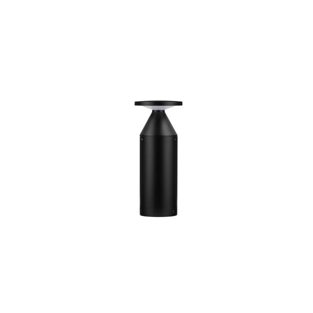 Nova Luce Neve - tuinpaal - Ø 13 x 30 cm - 11W LED incl. - IP65 - zandzwart