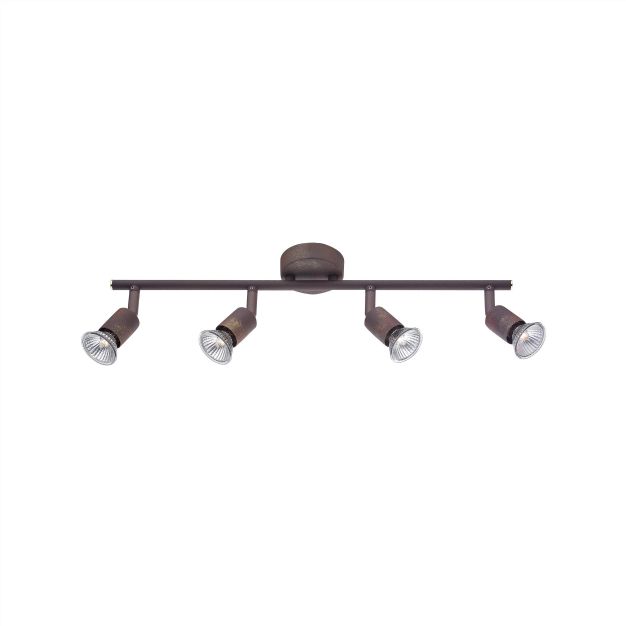 Nova Luce Base - opbouwspot 4L - 51 x 8 x 10,9 cm - roest