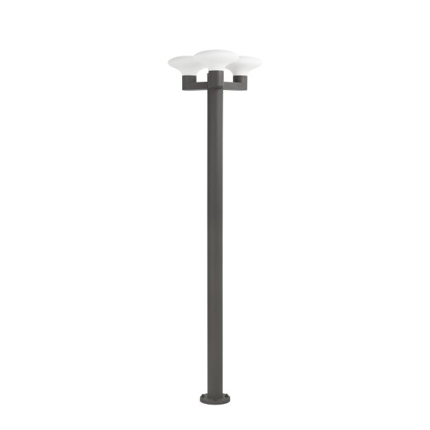 Faro Blub's – lantaarnpaal - 54 x 18,4 x 214 cm - IP44 - donkergrijs