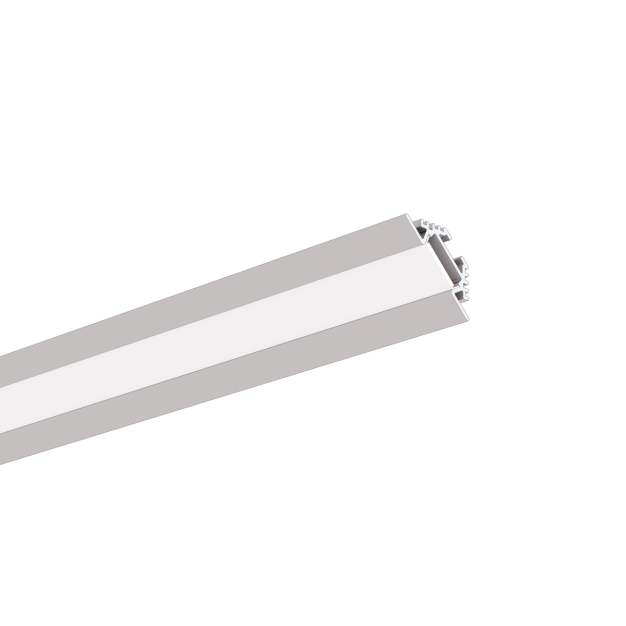 Klus Pac-alu - hoek ledprofiel - 3,04 cm breed met 1,31cm vensterbreedte - geanodiseerd zilver