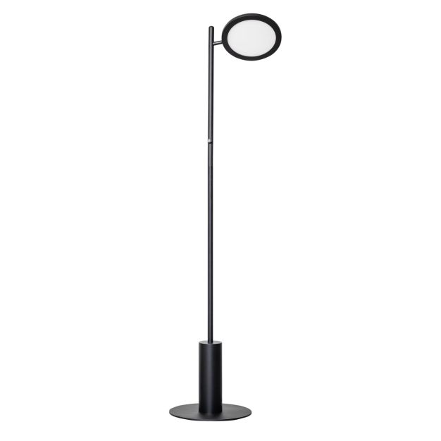 ETH Felson - vloerlamp - 130 cm - 14W dimbaar LED incl. - zwart