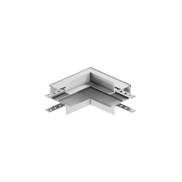 VK Lighting Eiva - magnetisch railsysteem - vertikaal inbouwhoekprofiel voor 12 mm gipsplaat - 10 x 10 x 2,63 cm - DALI dimbaar - wit