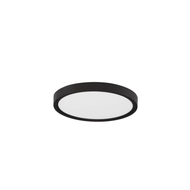 Nova Luce Dixie CCT - plafondlamp - Ø 22 x 2,5 cm - 18W LED incl. - zandzwart