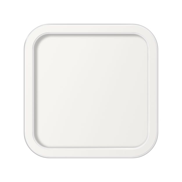 ETH Loïs - plafonnieres - 30 x 30 x 5 cm - 3 stappen dimbaar - 24W LED incl. - IP44 -  wit