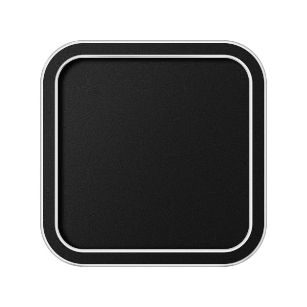 ETH Loïs - plafonnieres - 30 x 30 x 5 cm - 3 stappen dimbaar - 24W LED incl. - IP44 -  zwart