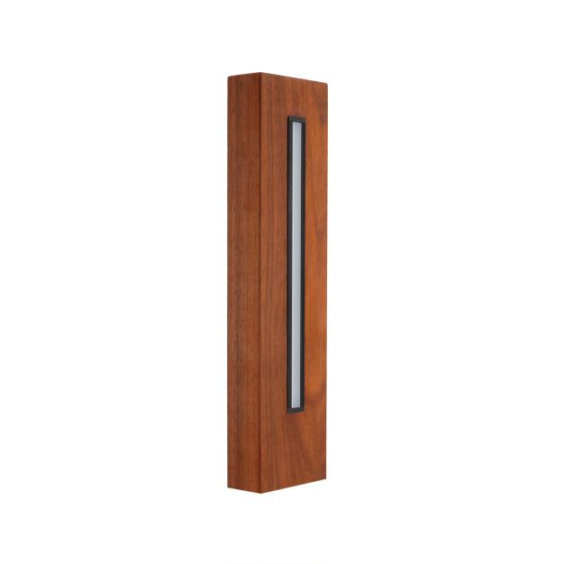 Lichtkoning Padoek Line S - tuinpaal - 4 x 8,8 x 35 cm + 15 cm voet - 2,4W dimbare LED incl.  - IP65 - padoek