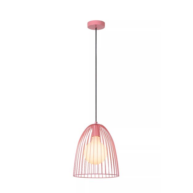 Lucide Macarons - hanglamp - Ø 24,5 x 163 cm - roze