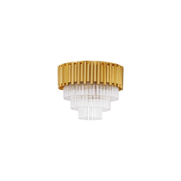 Nova Luce Magnolia - plafondlamp - Ø 40 x 32,5 cm - goud