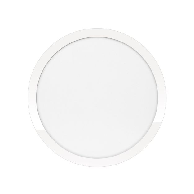 ETH Anne Round - plafondverlichting - Ø 40 x 2,7 cm - 3 stappen dimbaar - 24W LED incl. - IP44 - wit