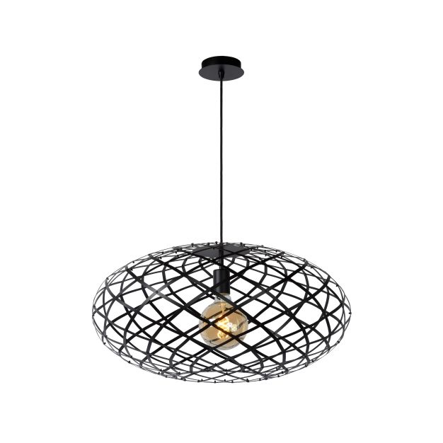 Lucide Wolfram - hanglamp - Ø 65 x 162 cm - zwart