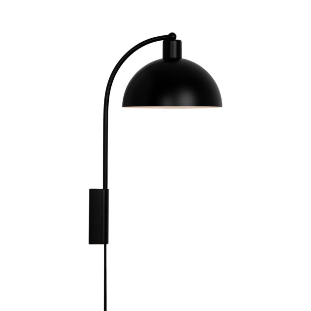 Nordlux Ellen - wandverlichting met schakelaar - 26 x 26 x 43 cm - zwart
