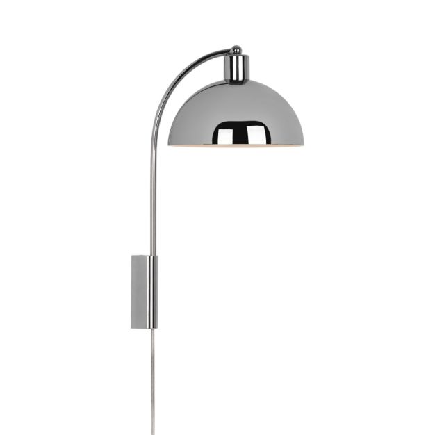 Nordlux Ellen - wandverlichting met schakelaar - 26 x 26 x 43 cm - chroom
