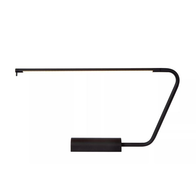 Lucide Madison - bureaulamp - 62,5 x 5,5 x 33 cm - 6,5W dimbare LED incl. - zwart
