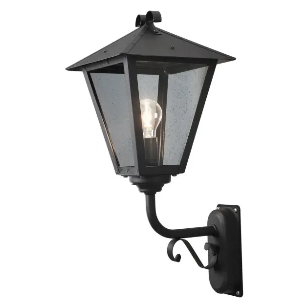 Konstsmide Benu - buiten wandlamp - 26 x 32 x 61 cm - IP23 - zwart