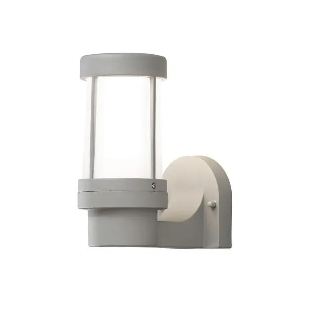 Konstsmide Siena - buiten wandlamp - 10,5 x 19 x 23,5 cm - IP44 - grijs
