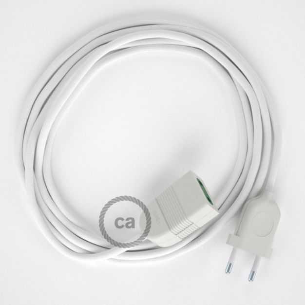 Creative Cables - verlengsnoer - 3m snoer - wit