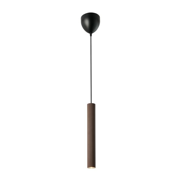 Nordlux Vico - hanglamp - Ø 12,5 x 150 cm - bruin metalic